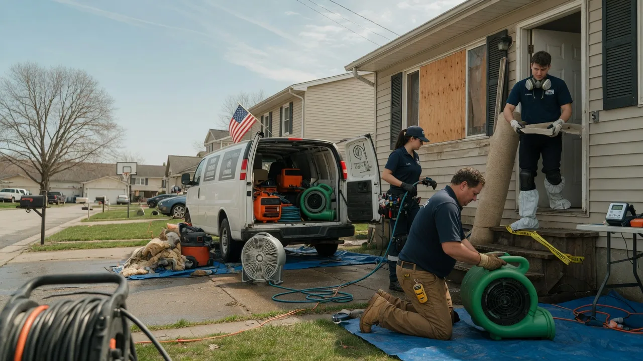 Water Damage Restoration in Polo, IL near me